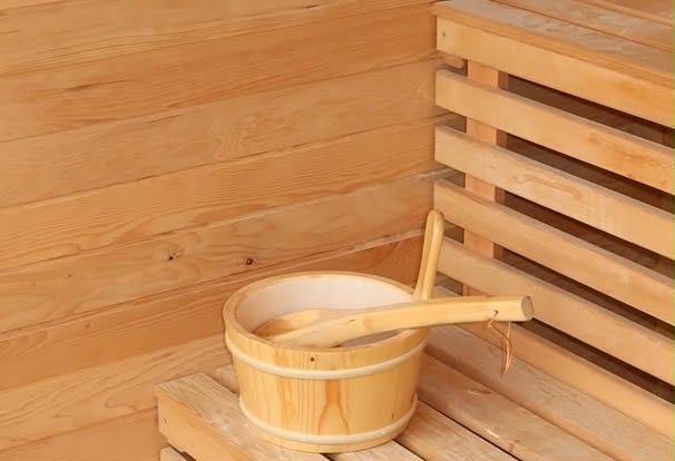 Sauna Bucket and Ladle Set